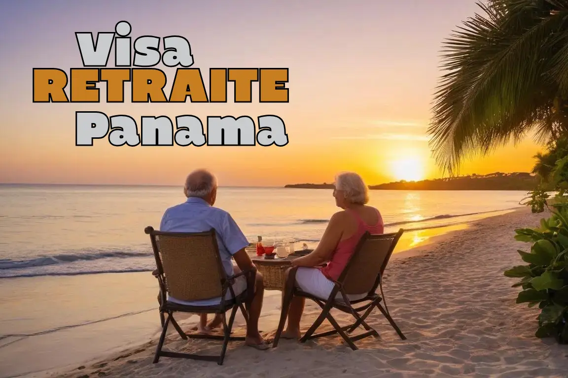 Retraités français au Panama profitant du coucher de soleil
